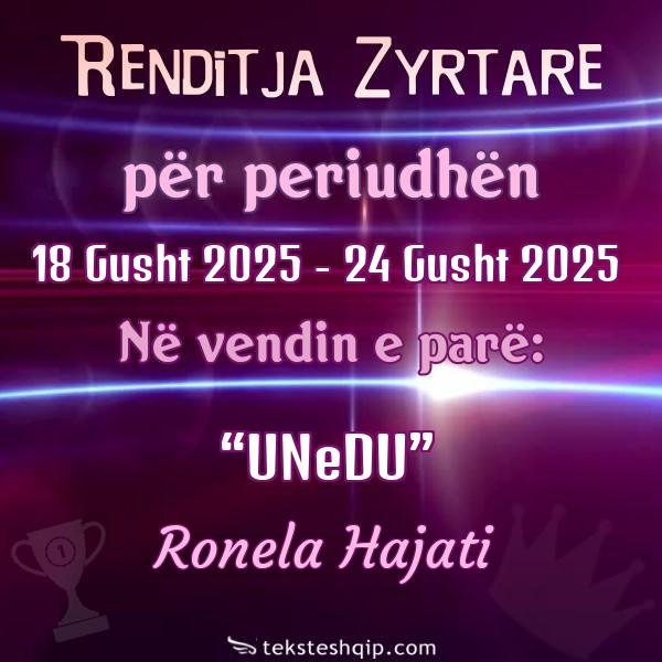 Top 100 18 Gusht 2025 - 24 Gusht 2025