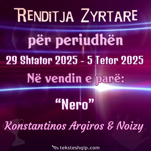 Top 100 29 Shtator 2025 - 5 Tetor 2025