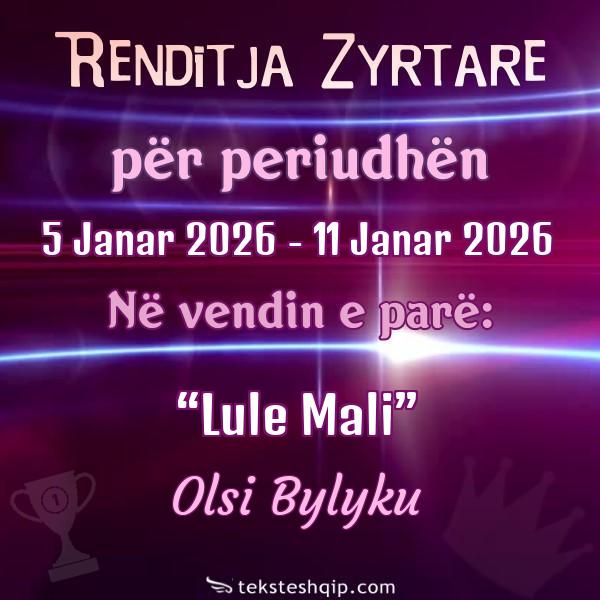 Top 100 5 Janar 2026 - 11 Janar 2026